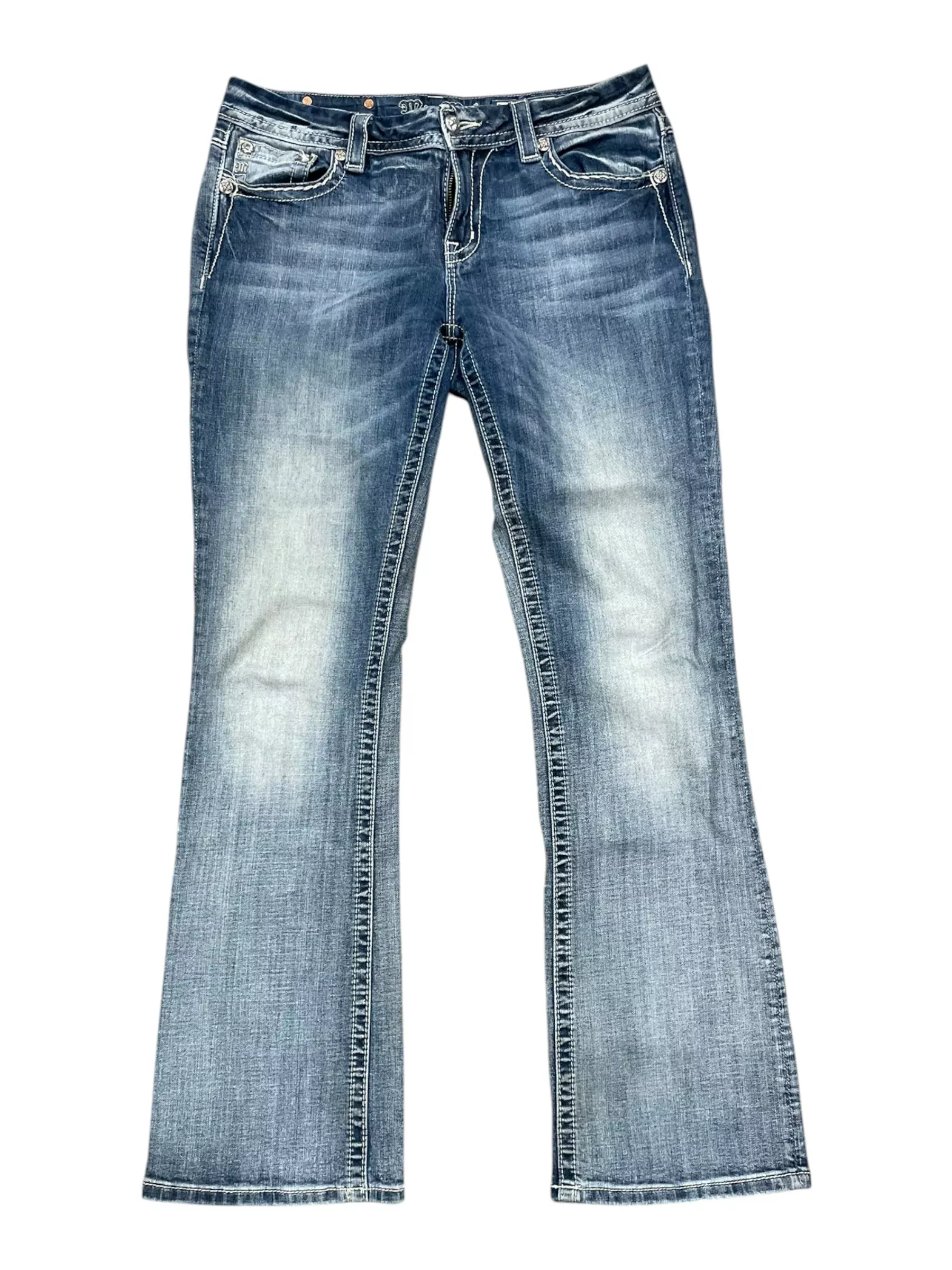 Miss Me Jeans - Blue/Bling - Easy Boot 30 - USED