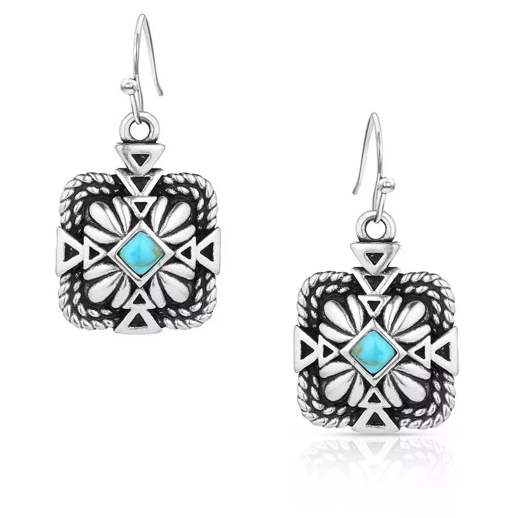 Montana Silversmith Desert Sage Turquoise Earrings