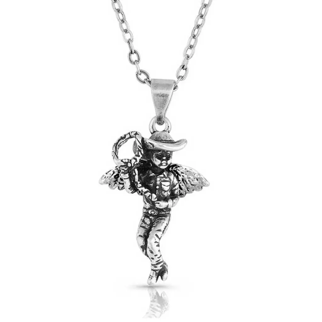 Montana Silversmiths AmberleyCowboy Angel Necklace