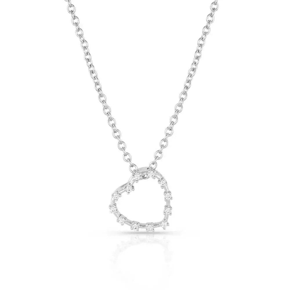 Montana Silversmiths Hanging On Heartstring Necklace