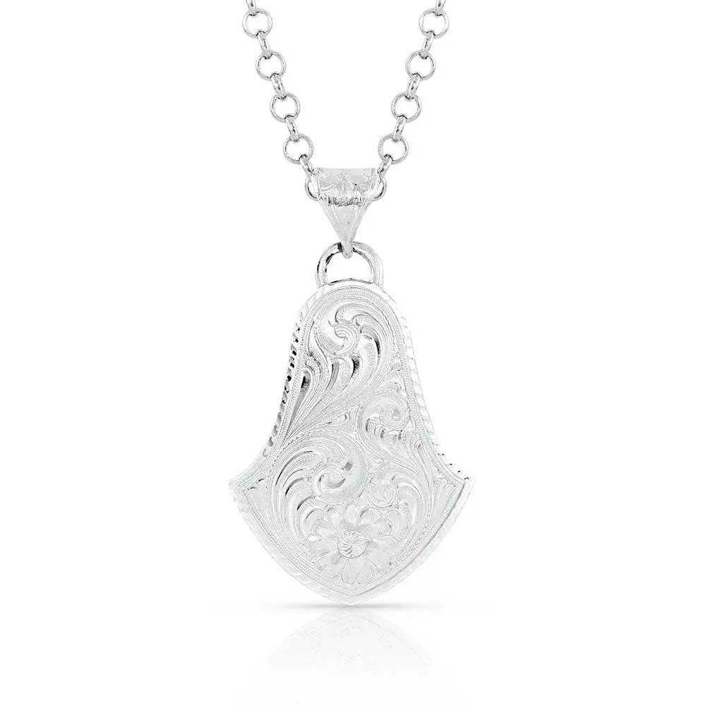 Montana Silversmiths West Bound Silver Pendant Necklace
