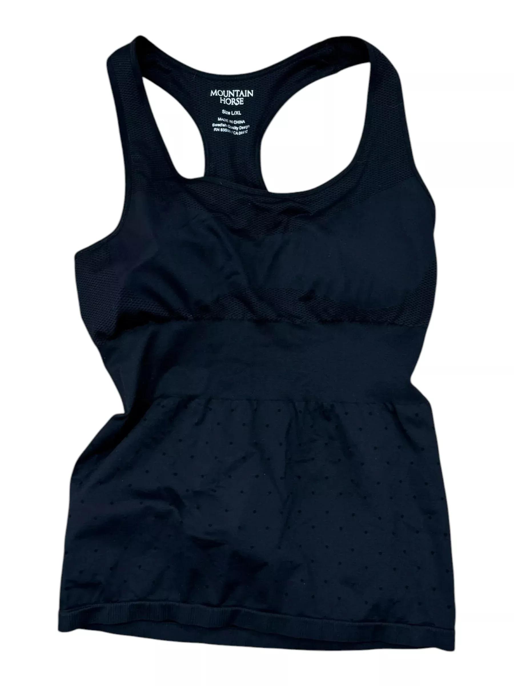 Mountain Horse Compression Tank Top - Black - L/XL - USED