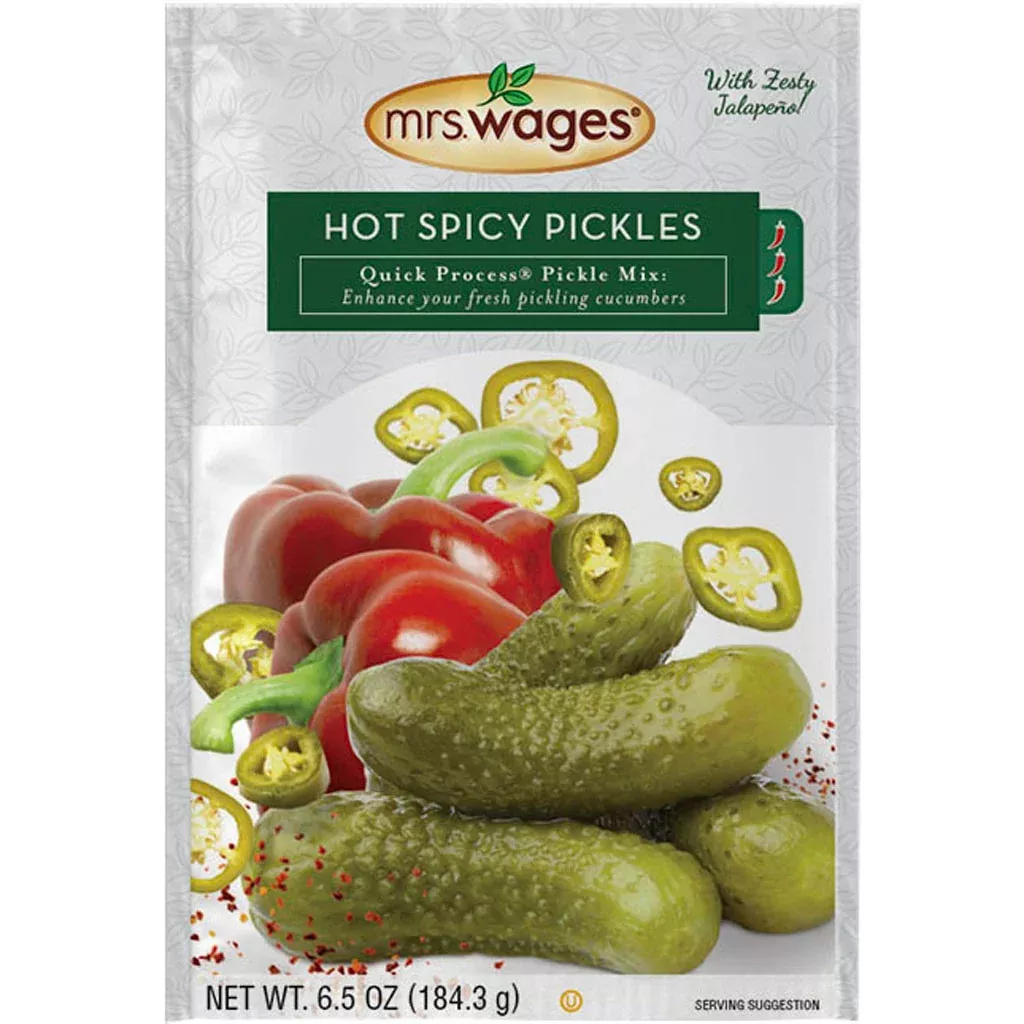 Mrs. Wages Quick Process Hot Spicy Pickle Mix 6.5 OZ