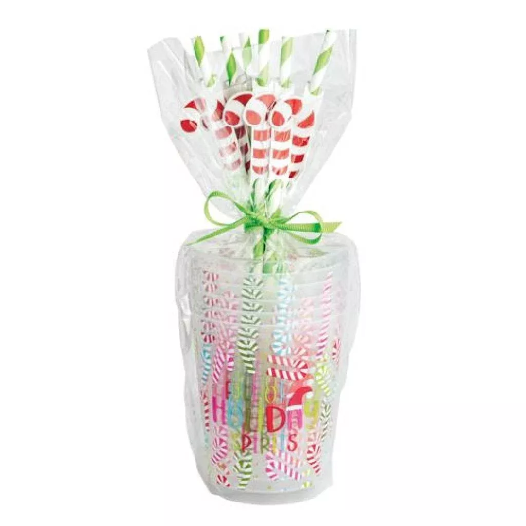 Mud Pie Full Of Holiday Spirits Holiday Party Cup Set - FINAL SALE