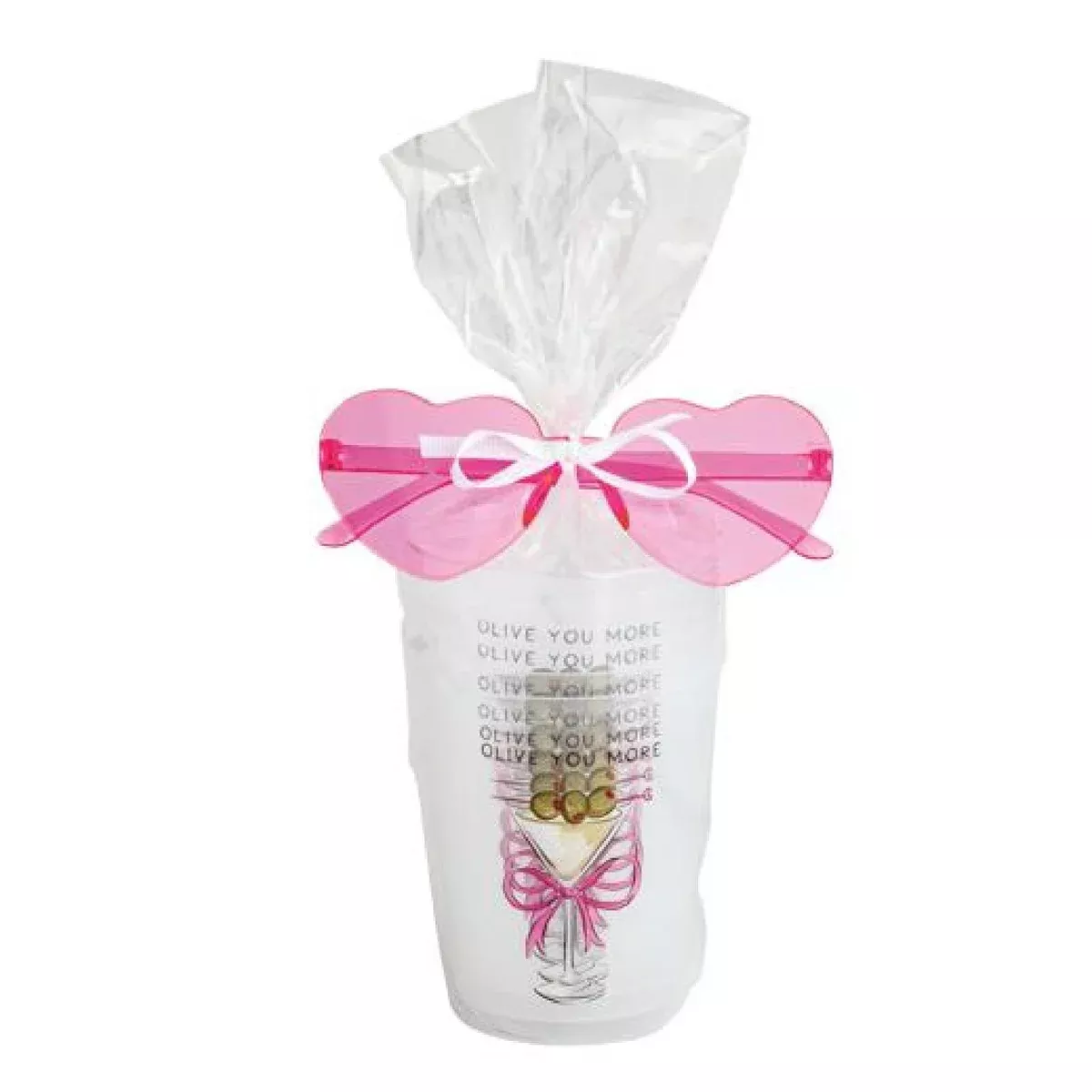Mud Pie Olive You More Valentine Party Cup Set - FINAL SALE