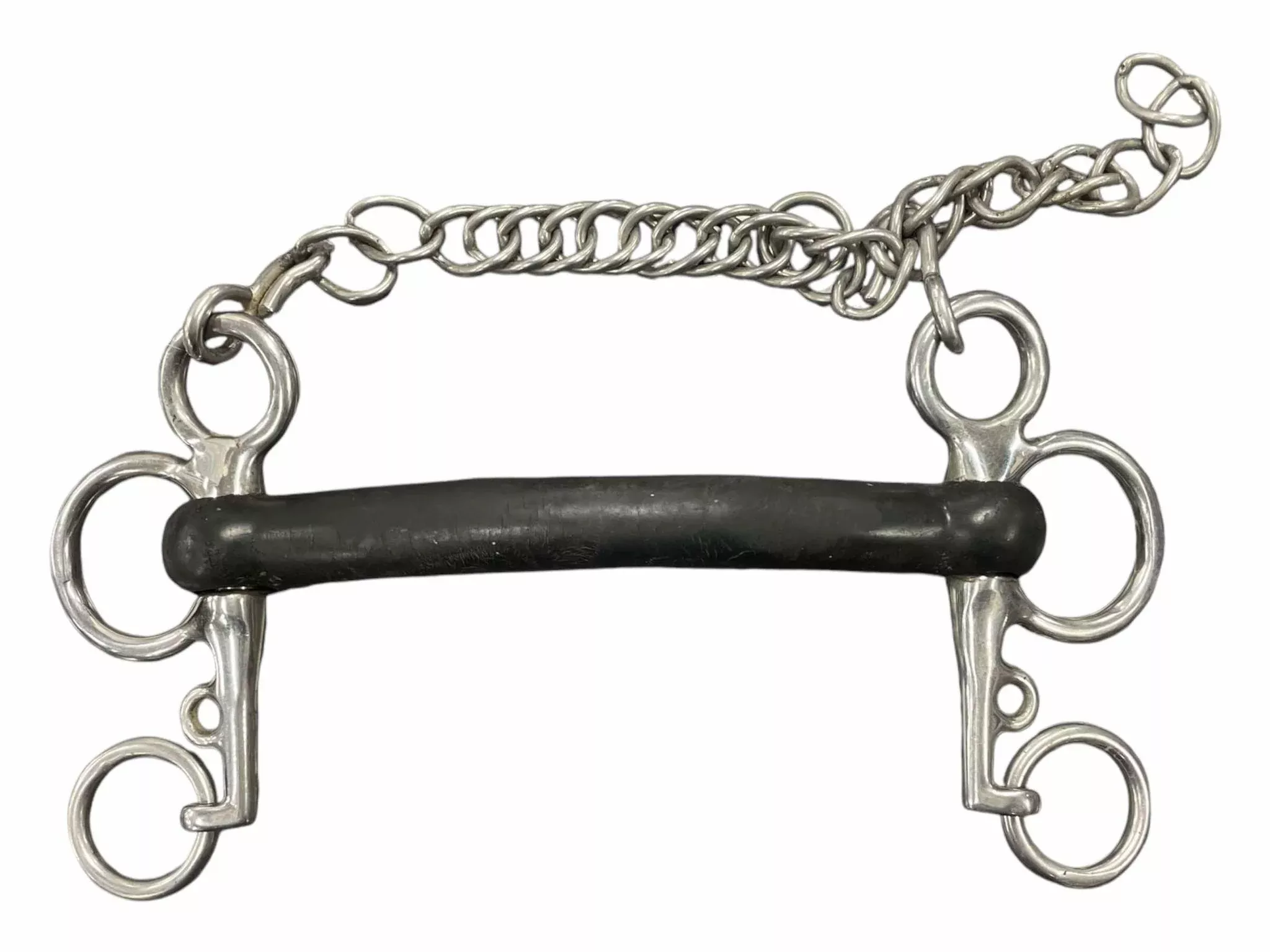 Mullen Mouth Pelham - SS/Rubber - 5.5" - USED