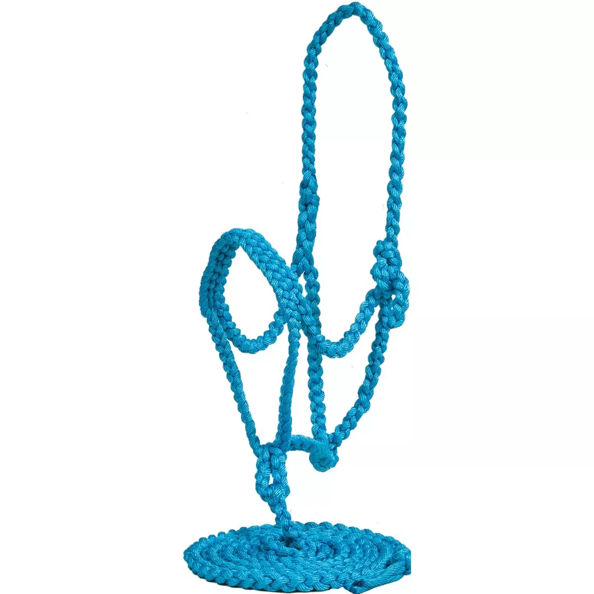 Mustang Flat Nose Braided Halter w/Lead