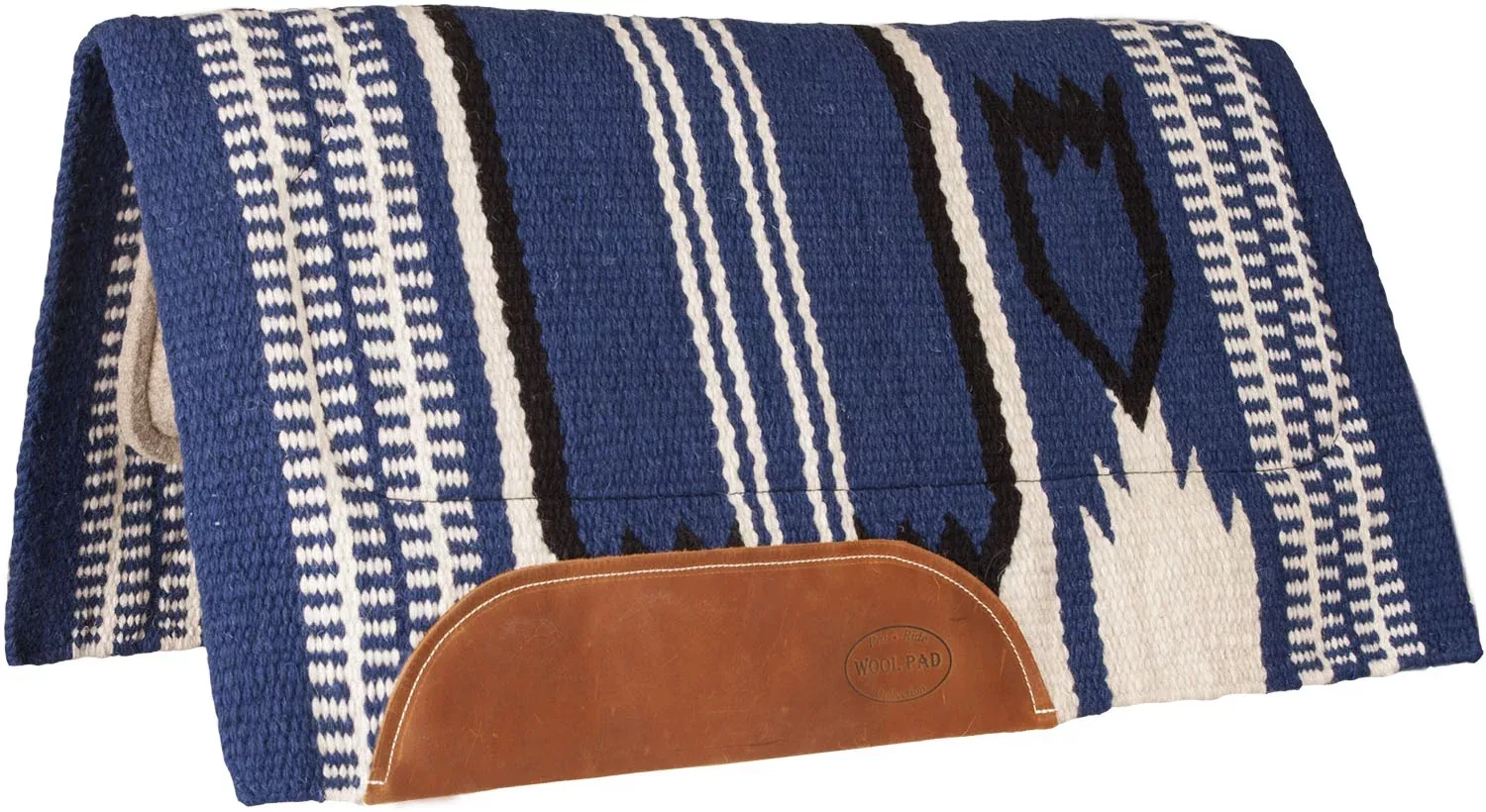 Mustang Show Pad with Tan Wool Bottom