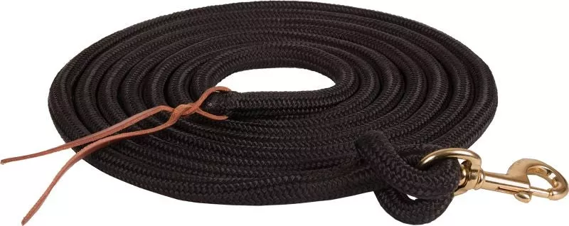 Mustang Tight Braided Lead Rope with Brass Plated Snap