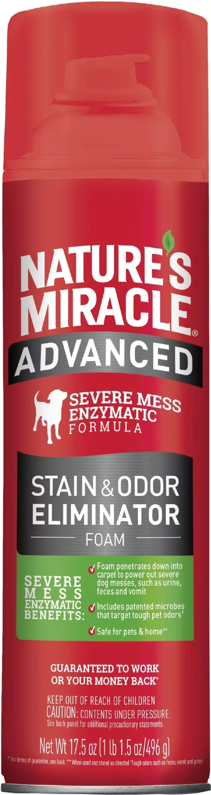 Nature's Miracle Advanced Stain & Odor Eliminator Foam 17.5 oz