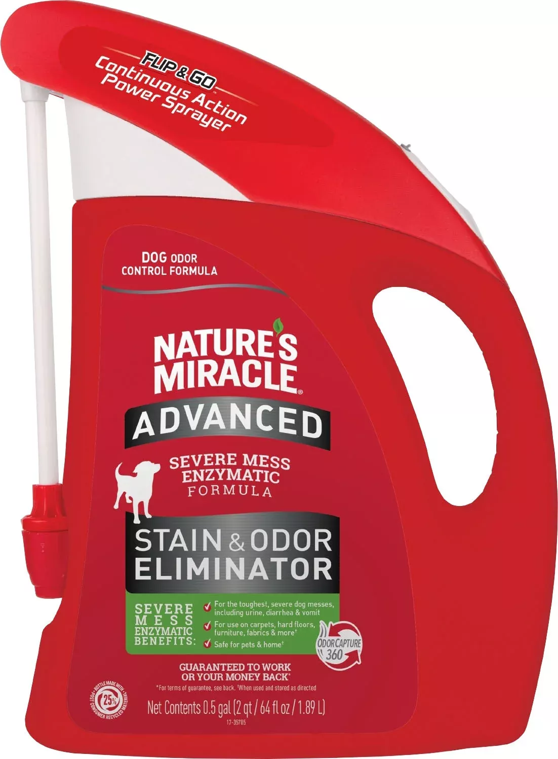 Nature's Miracle Advanced Stain & Odor Flip & Go for Dogs 64 oz