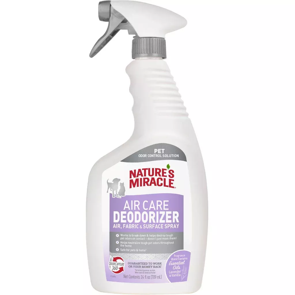 Nature's Miracle Air Care Deodorizer Spray, Lavender & Vanilla, 24 oz