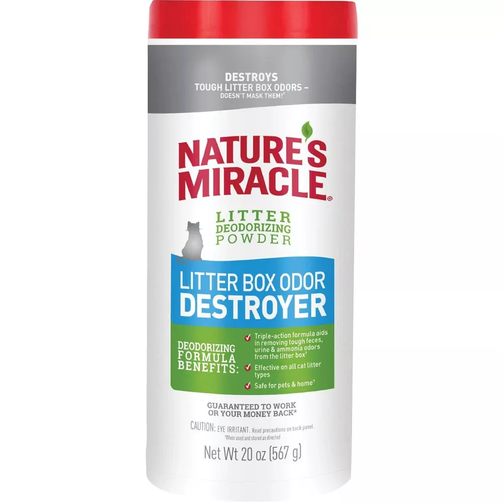 Nature's Miracle Litter Box Odor Destroyer Powder 20 oz