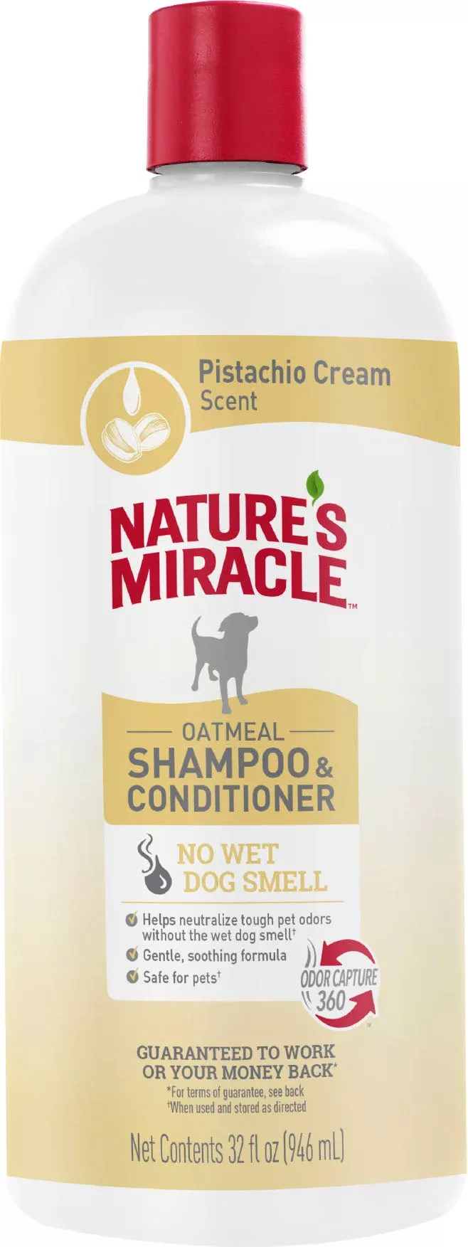 Nature's Miracle Odor Control Shampoo & Conditioner, Oatmeal, 32 oz