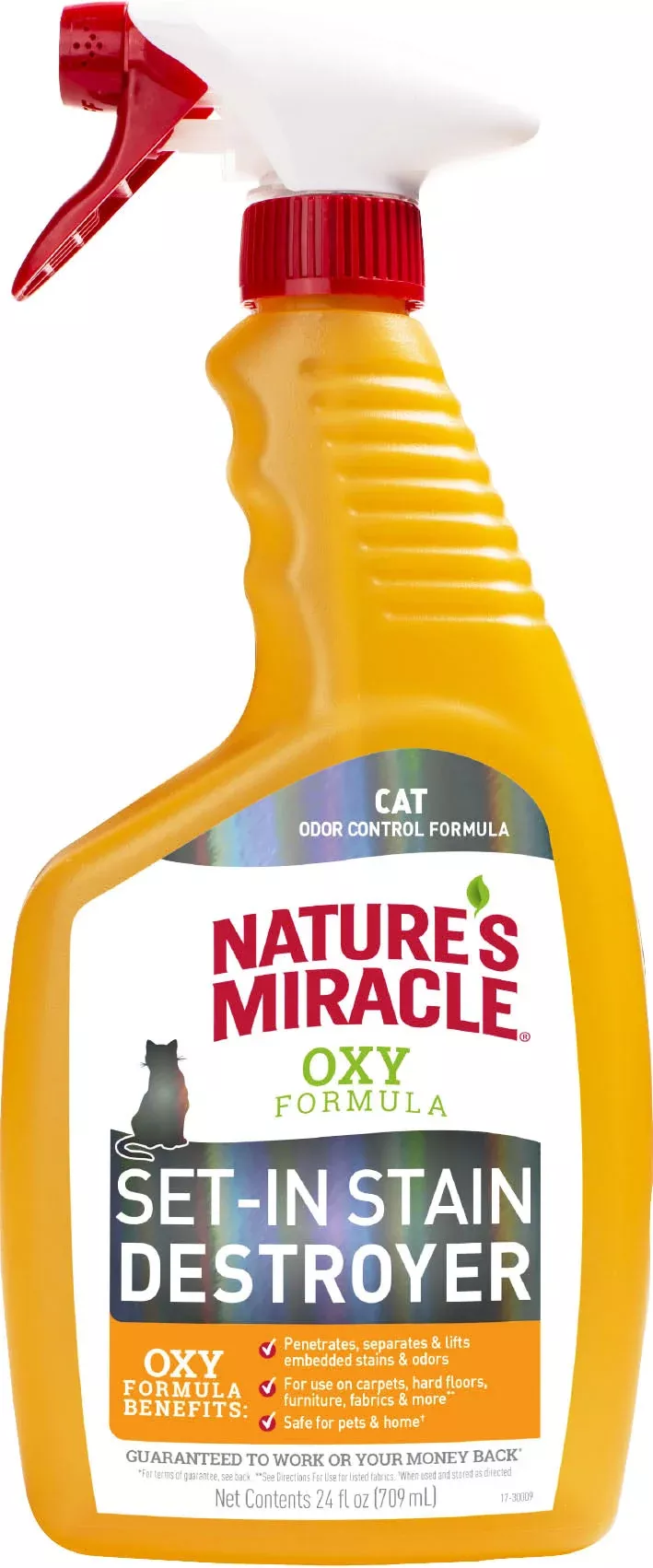 Nature's Miracle Oxy Formula Spray for Cats 24 OZ Orange