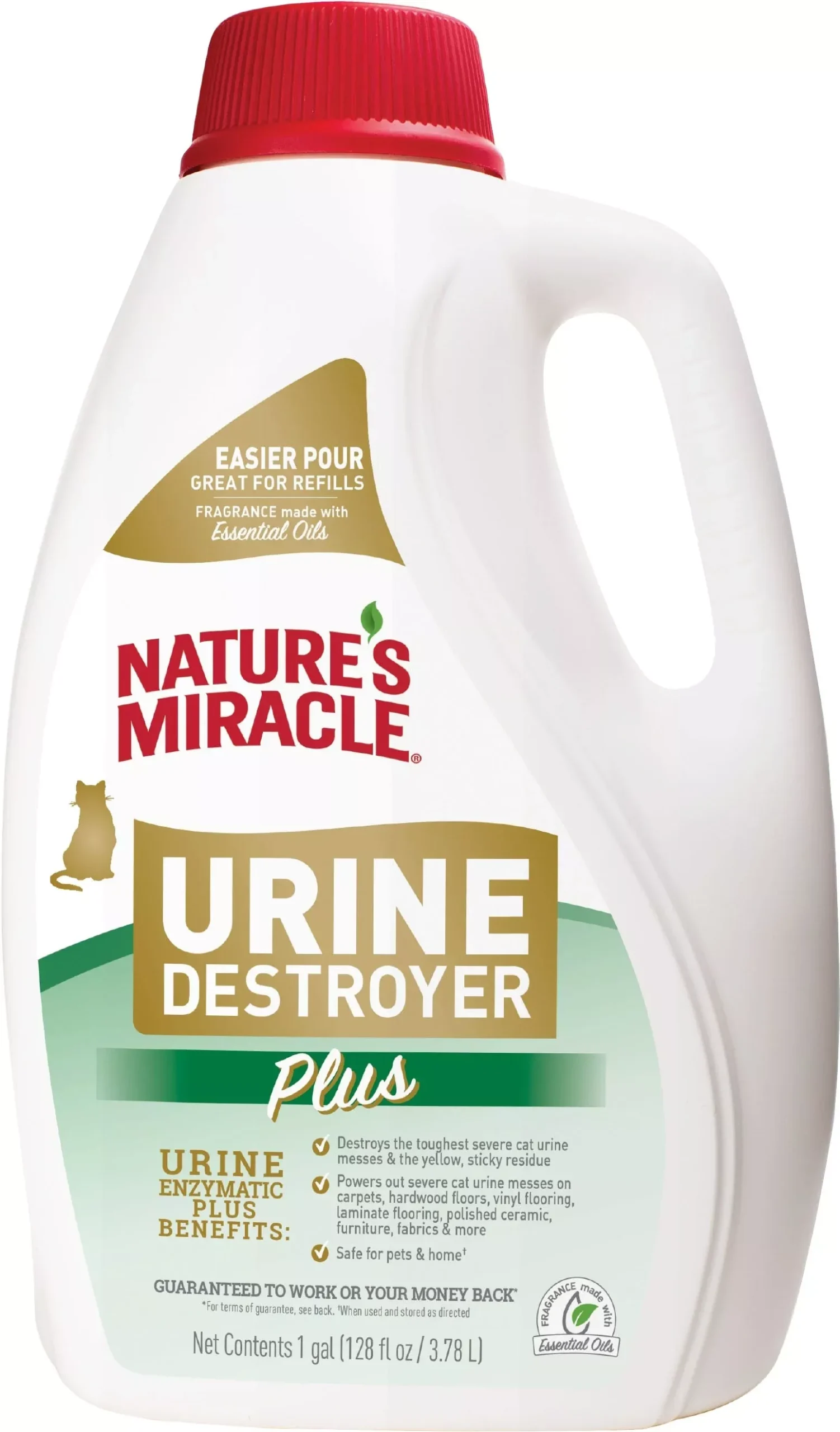 Nature's Miracle Urine Destroyer Plus for Cats 1 GAL