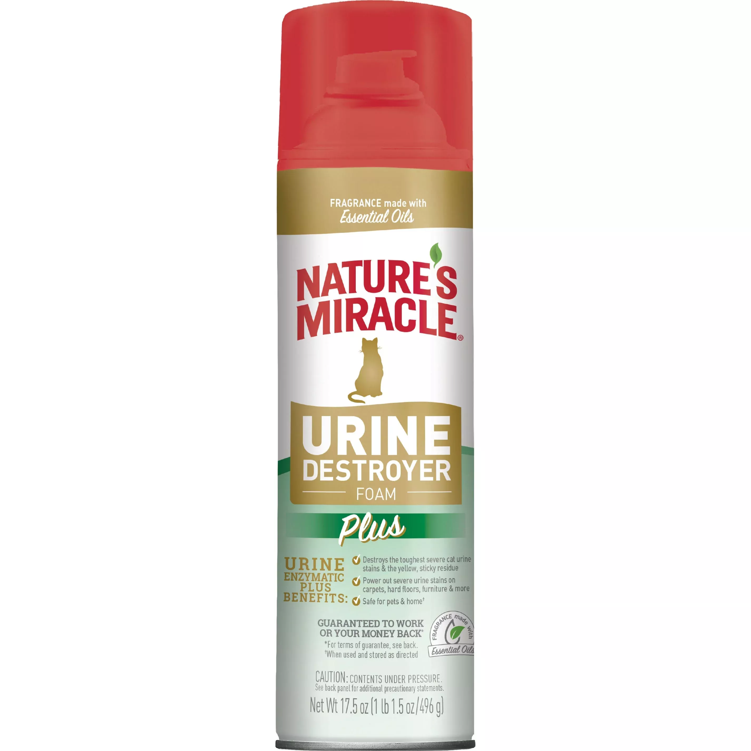 Nature's Miracle Urine Destroyer Plus for Cats, 17.5 oz