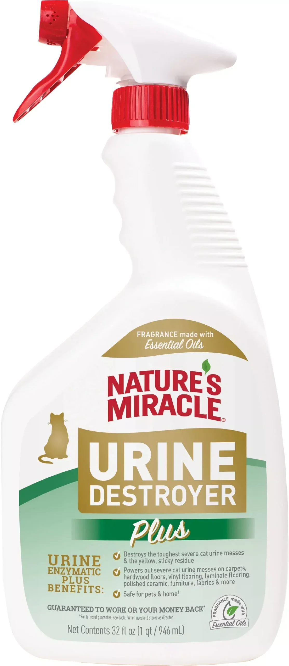 Nature's Miracle Urine Destroyer Plus for Cats 32 OZ