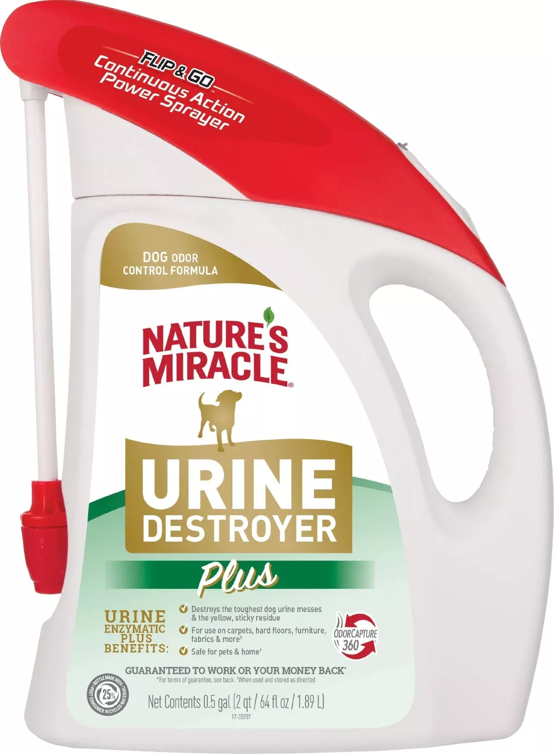 Nature's Miracle Urine Destroyer Plus Flip & Go, 64 oz