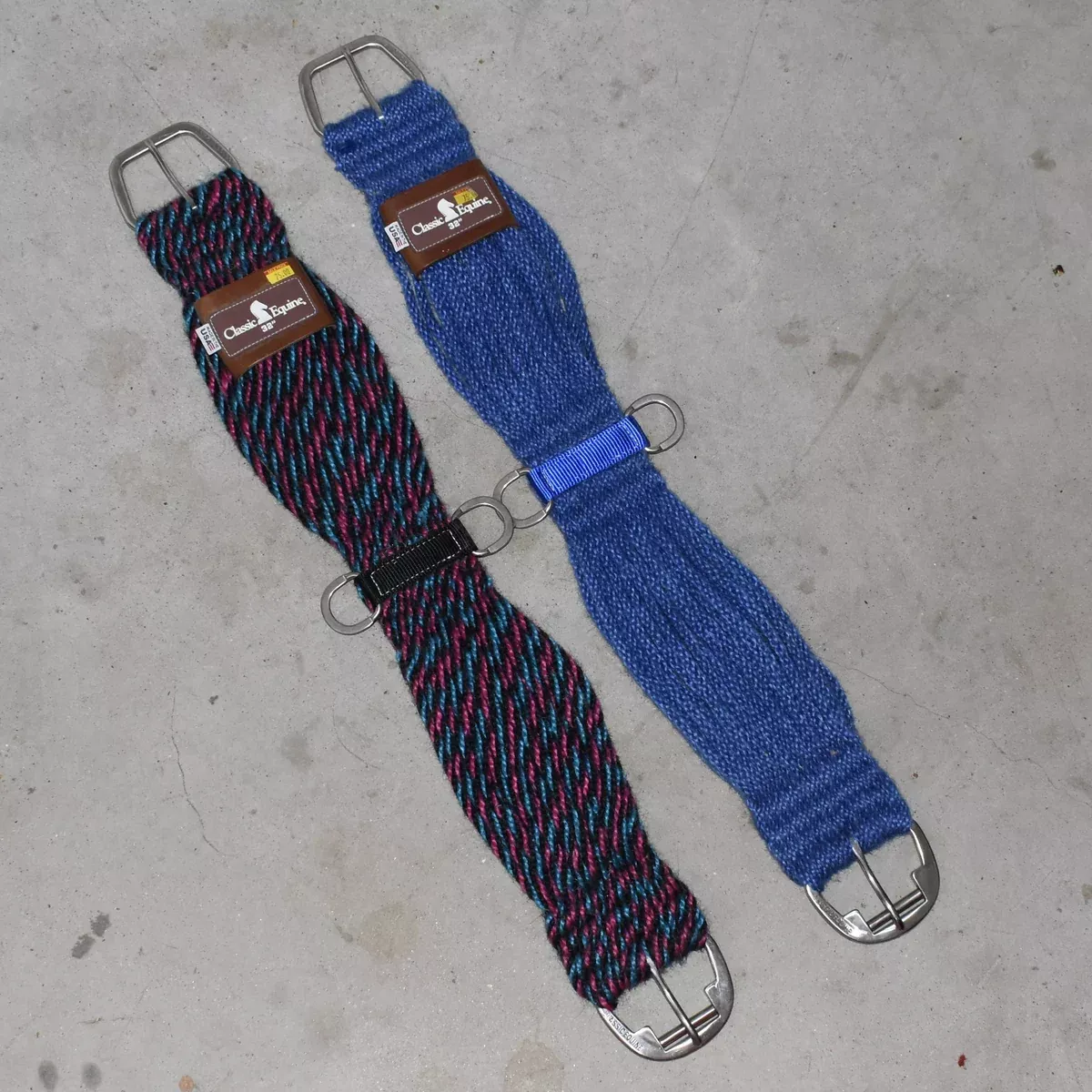 NEW Classic Equine Discontinued 32" Cinches Bundle Of 2