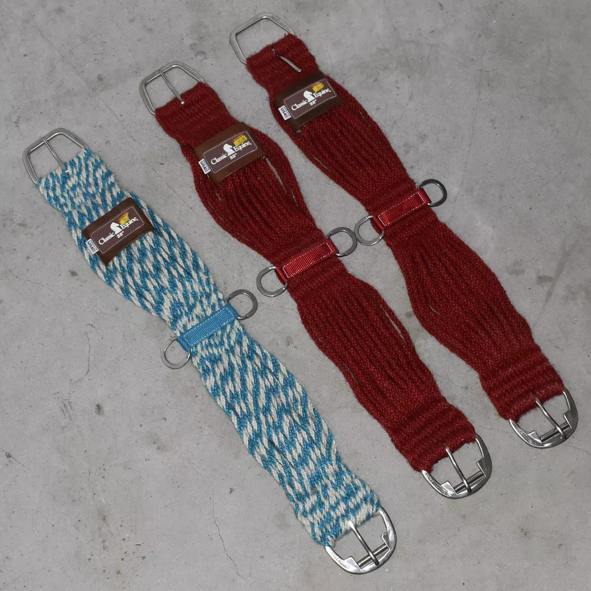 NEW Classic Equine Discontinued 32" Cinches Bundle Of 3