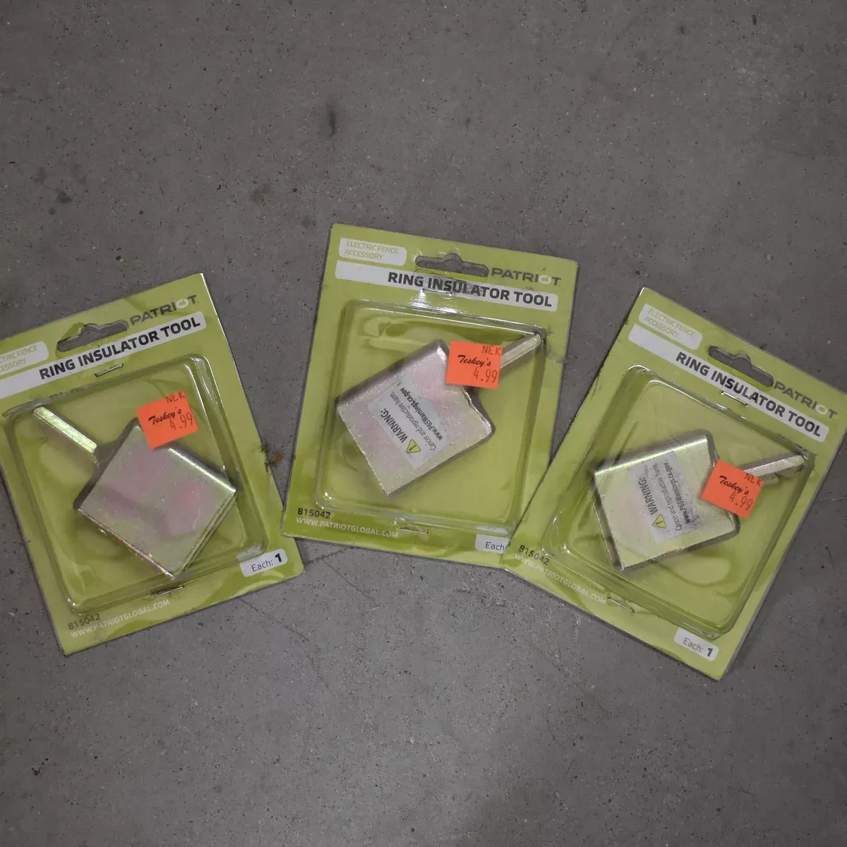 NEW Discontinued Patriot Ring Insulator Tool 1pk Bundle Of 3