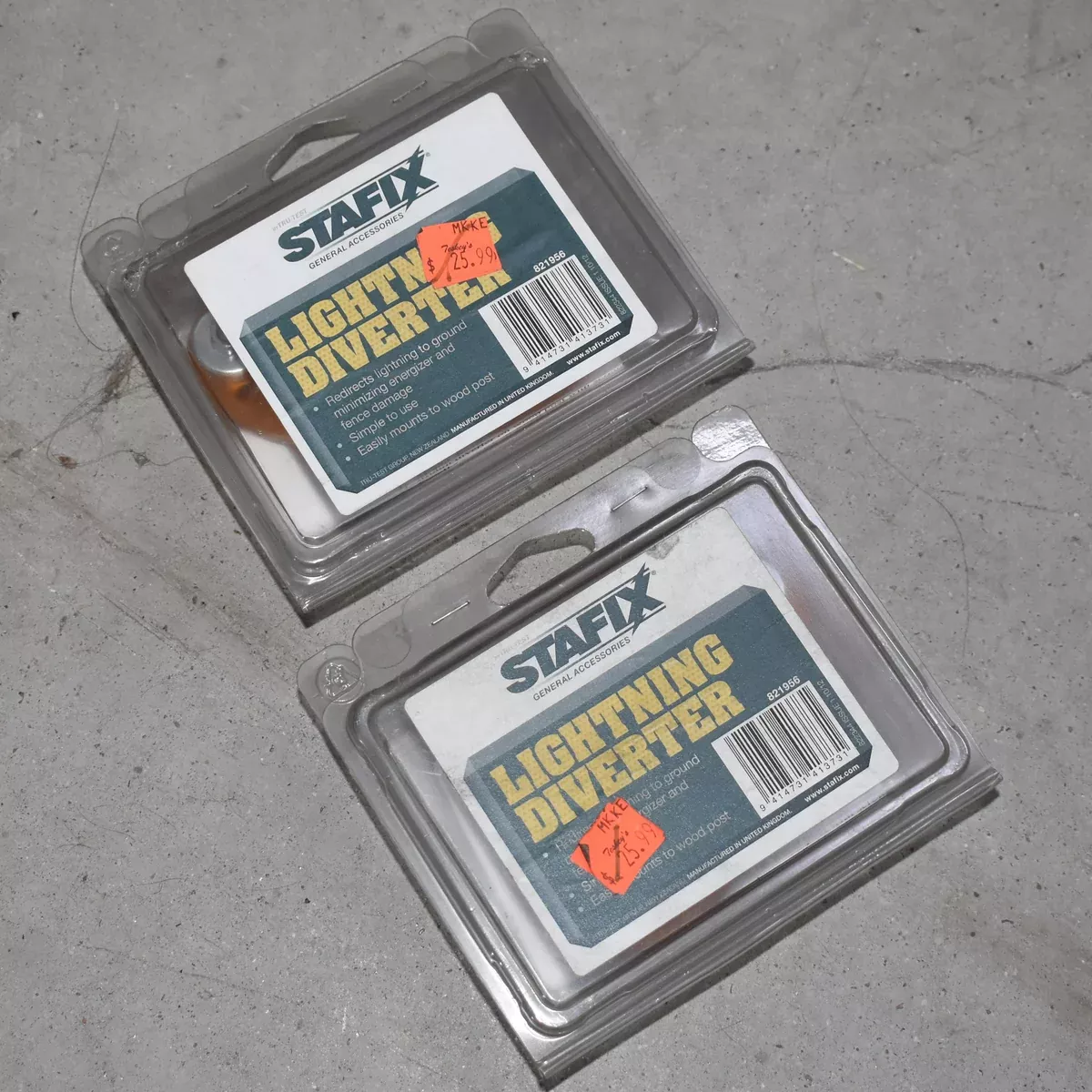 NEW Discontinued Patriot Stafix Lightning Diverter 1pk Bundle Of 2