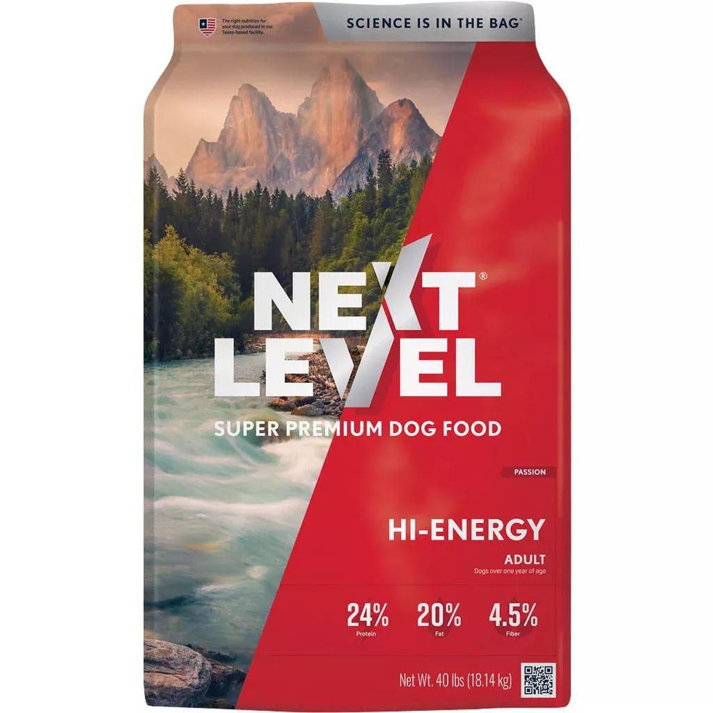 Next Level Hi-Energy Dog Food 40 Lb