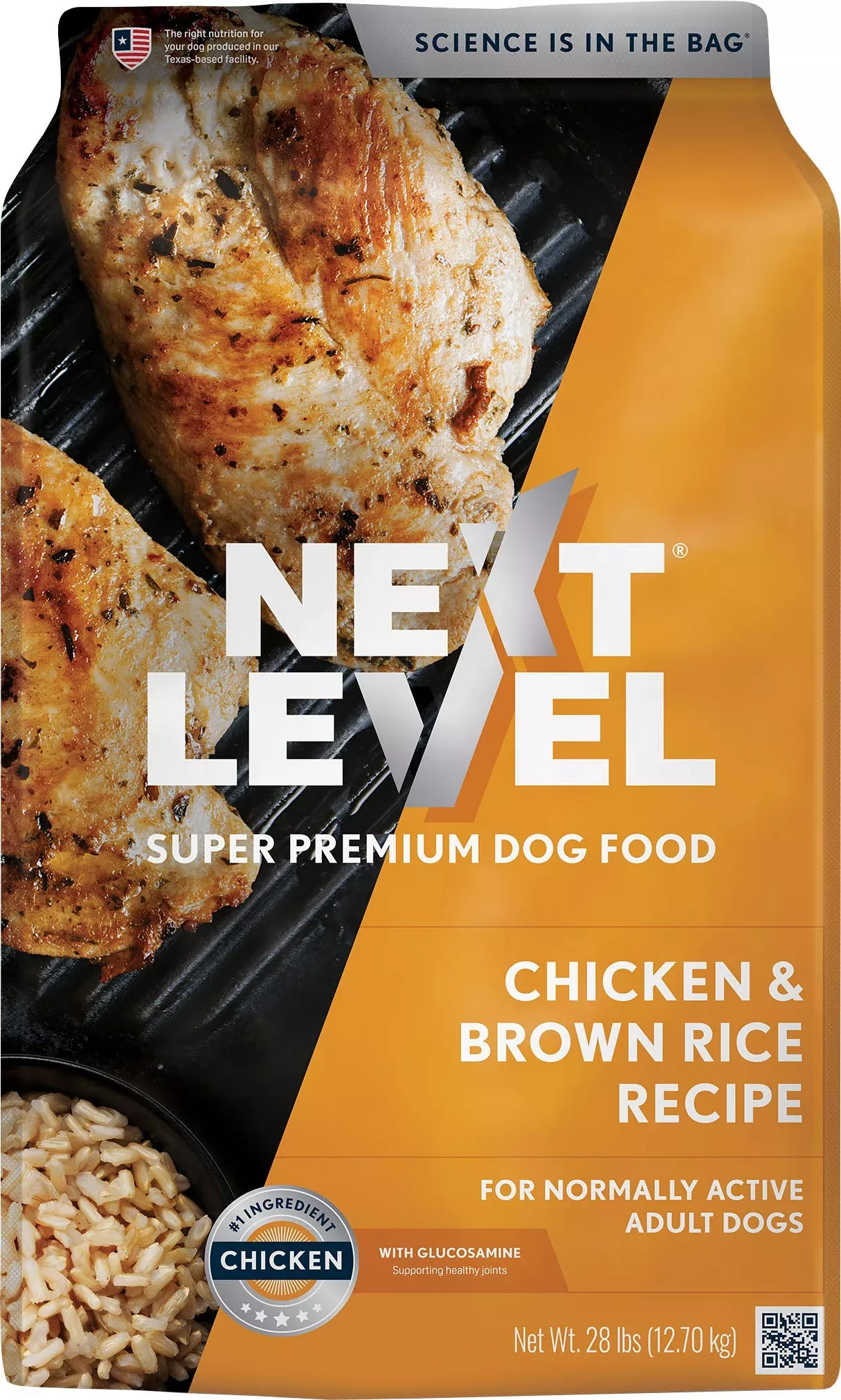 Next Level Normally Active Dog Food 28 lb Chicken/Brown Rice