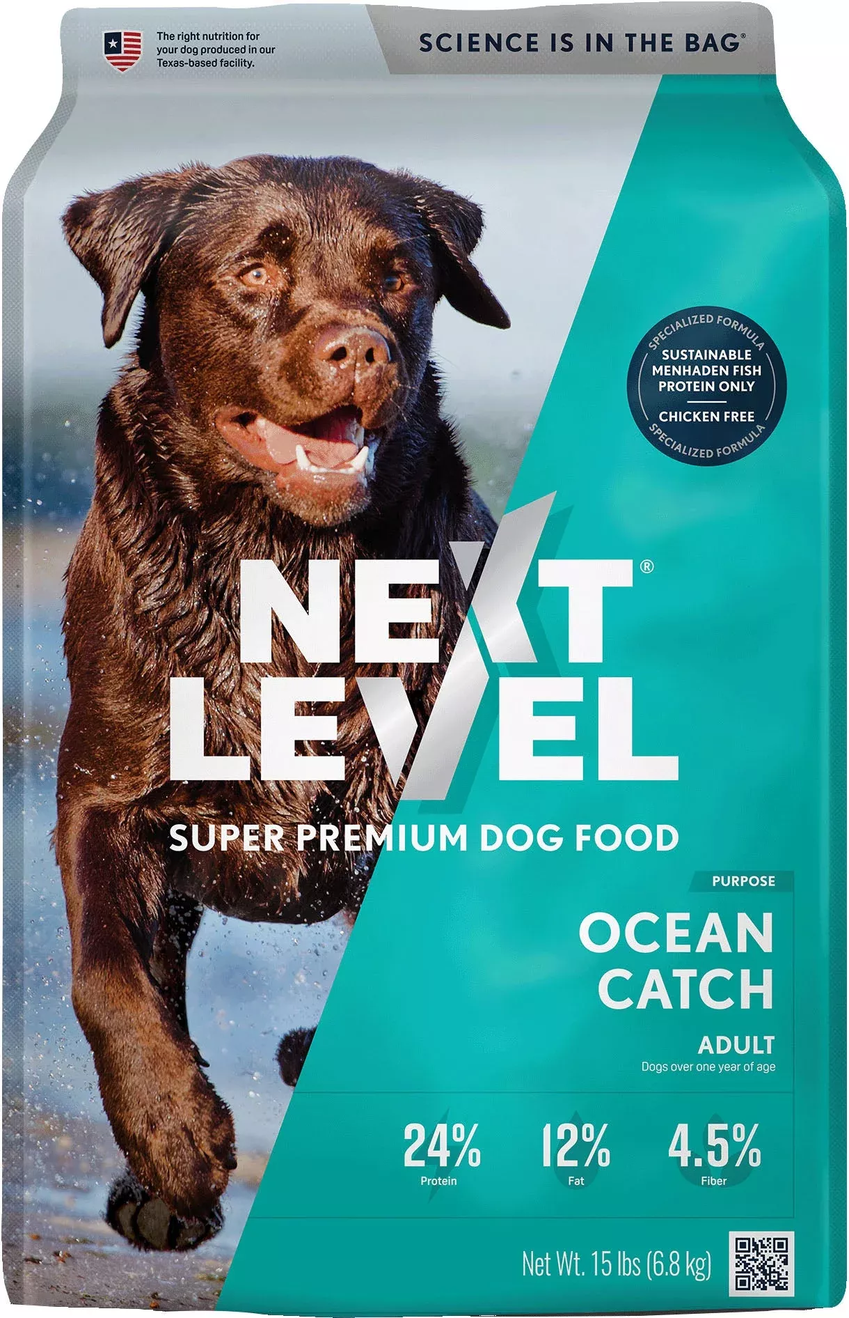Next Level Ocean Fish Dog Food, Fish, 15 lb