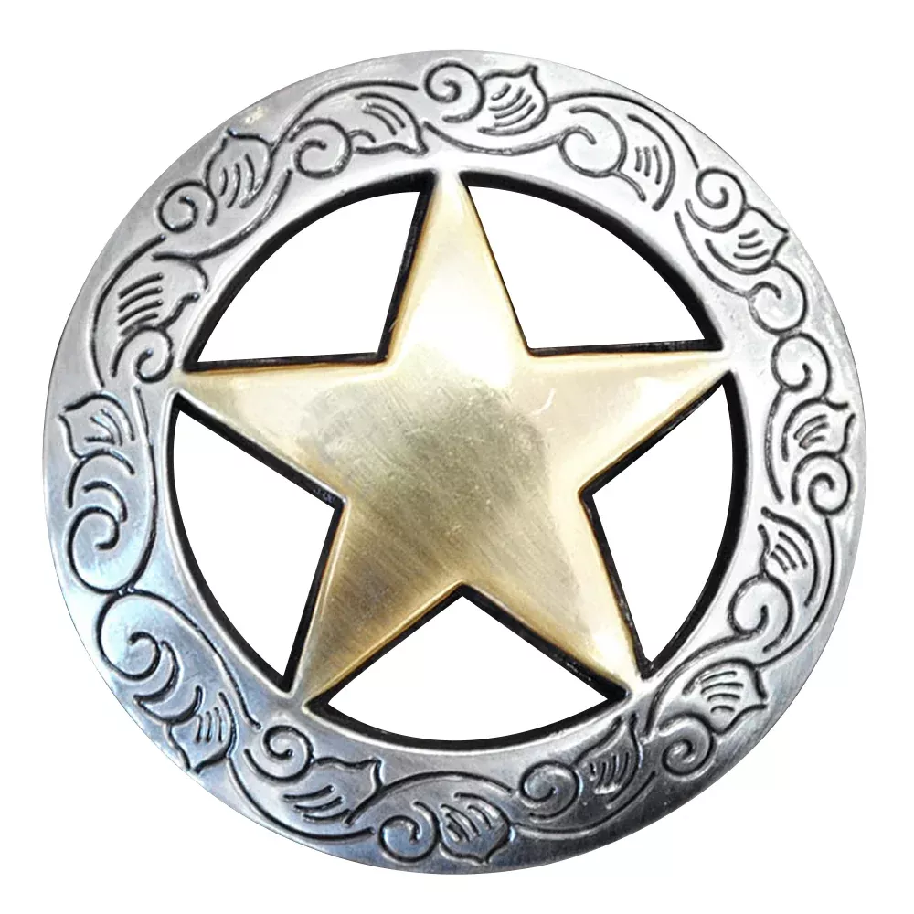 Nickle And Brass Finished Star
