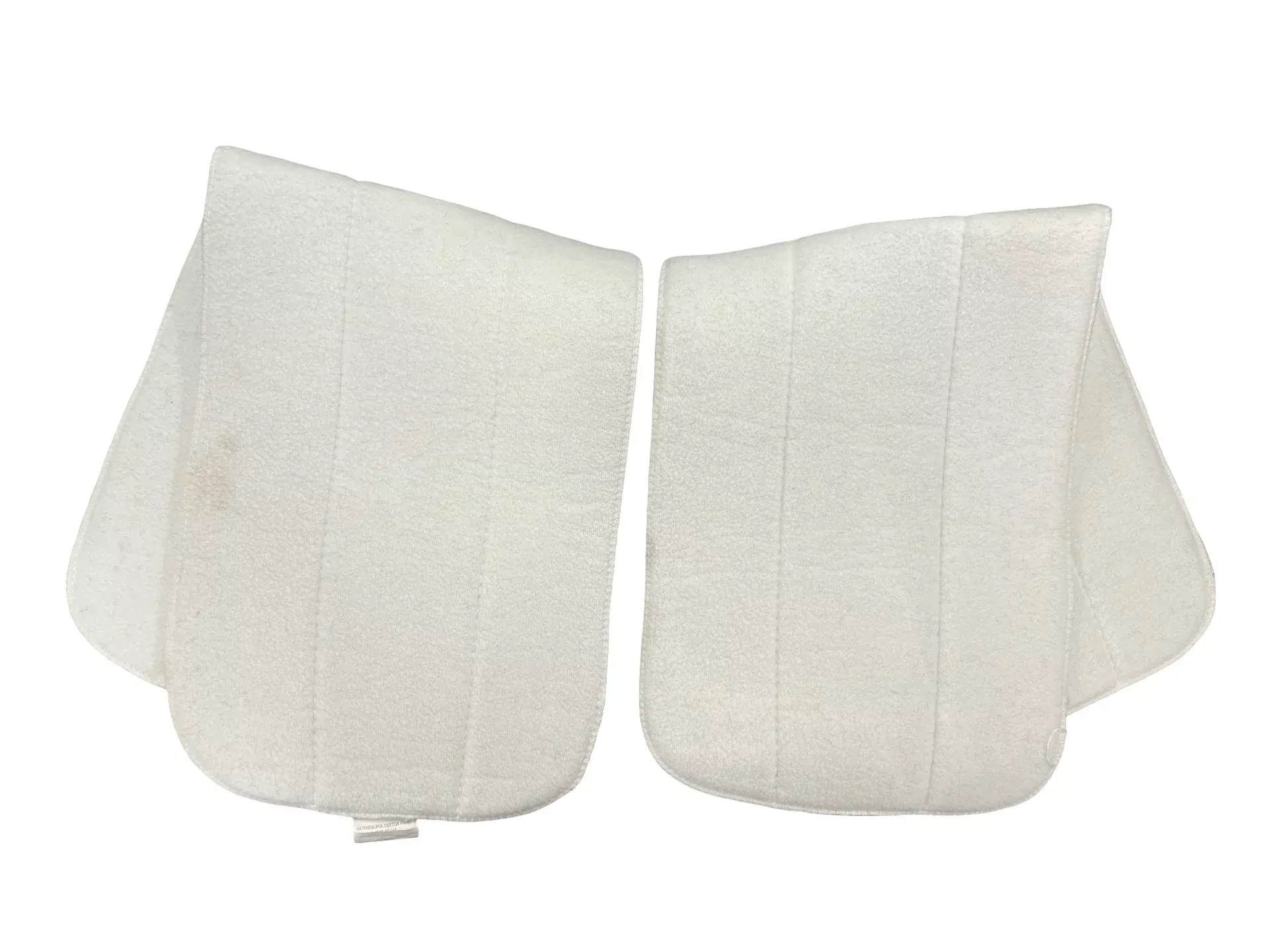 No Bows *Pair* - White - Approx 10" x 27" - USED