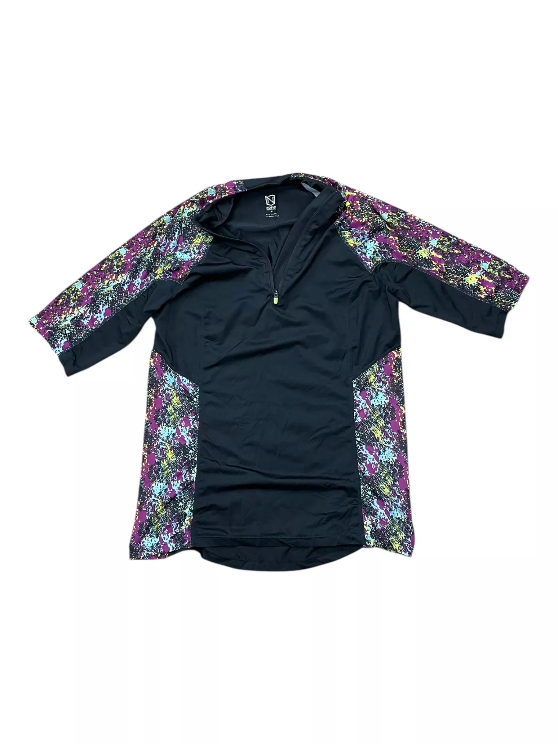Noble SS Sun Shirt - Black/Multi - M - USED