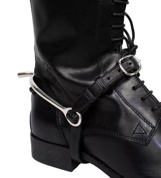 Nunn Finer Leather Spur Strap-Black