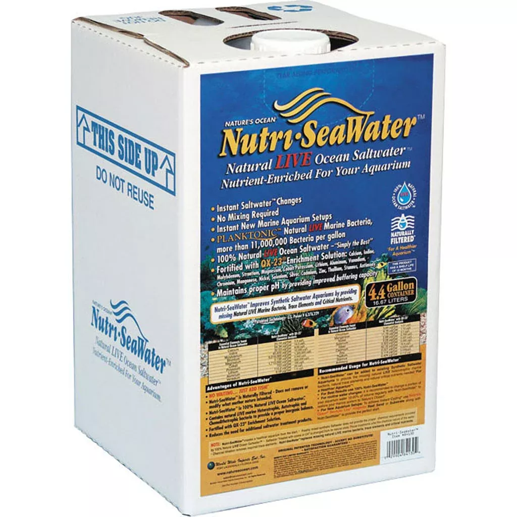 Nutri SeaWater Live Saltwater 4.4 Gal