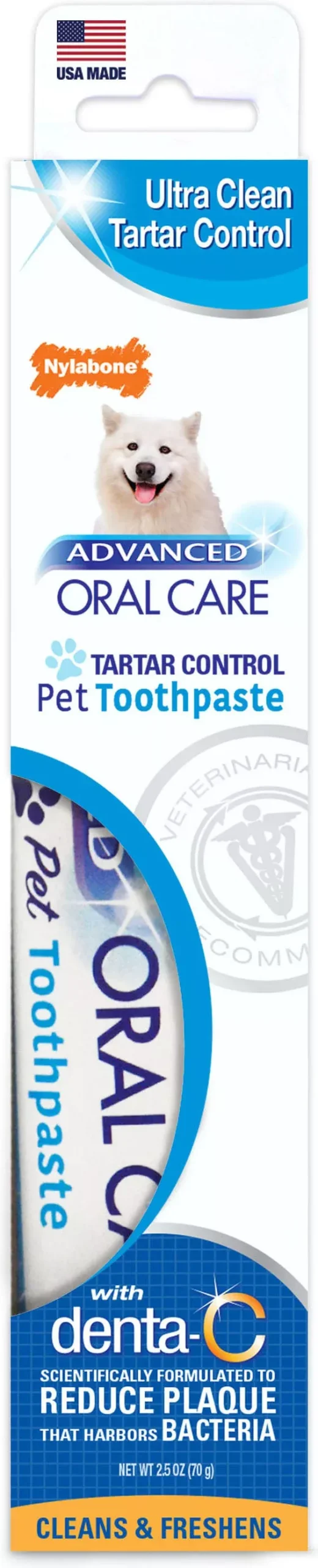 Nylabone Advanced Oral Care Tartar Control Toothpaste, 2.5 oz