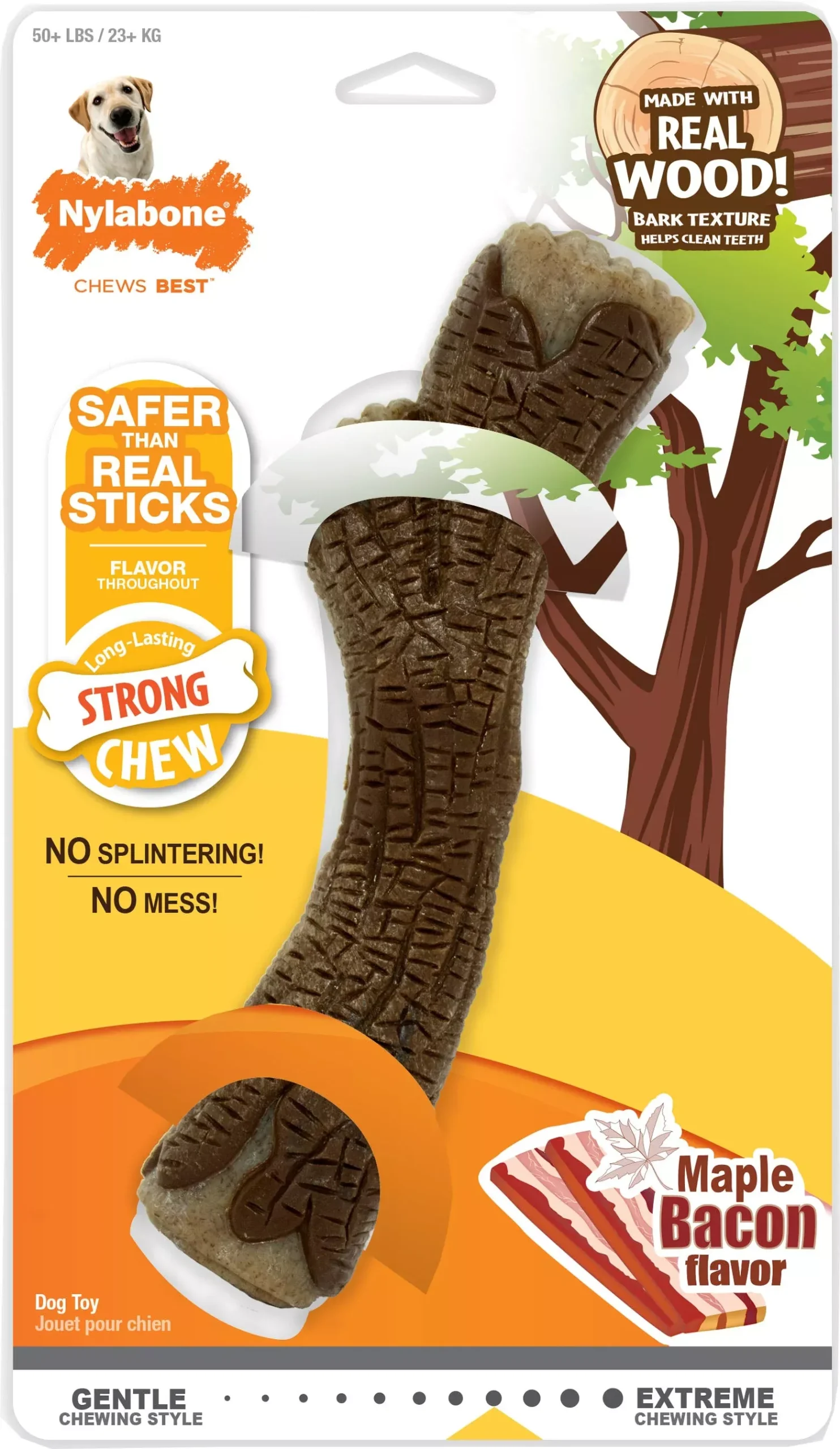 Nylabone Strong Chew Stick, Maple Bacon Souper