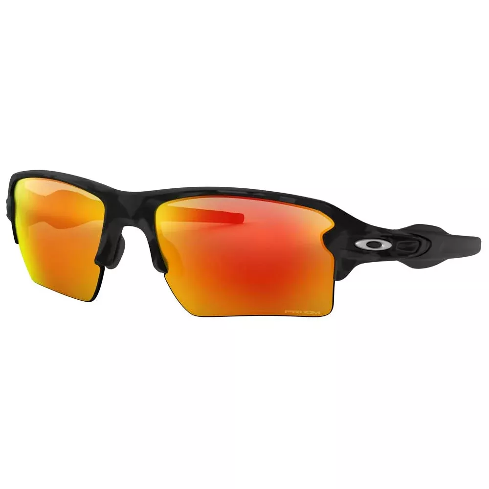 Oakley Flak 2.0 XL Black Camo w/Prizm Ruby Injected Sunglasses