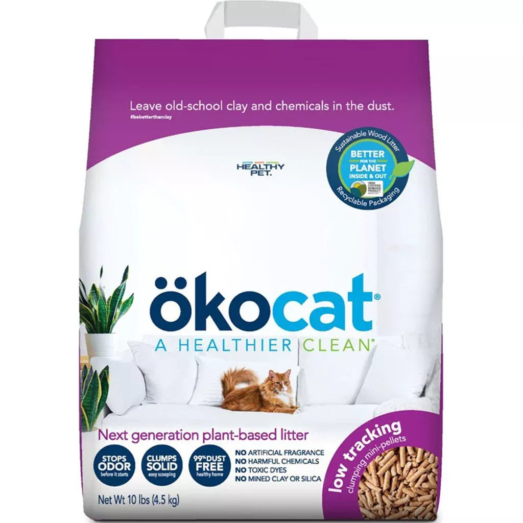 okocat Low Tracking Mini Pellets Cat Litter 10 lb