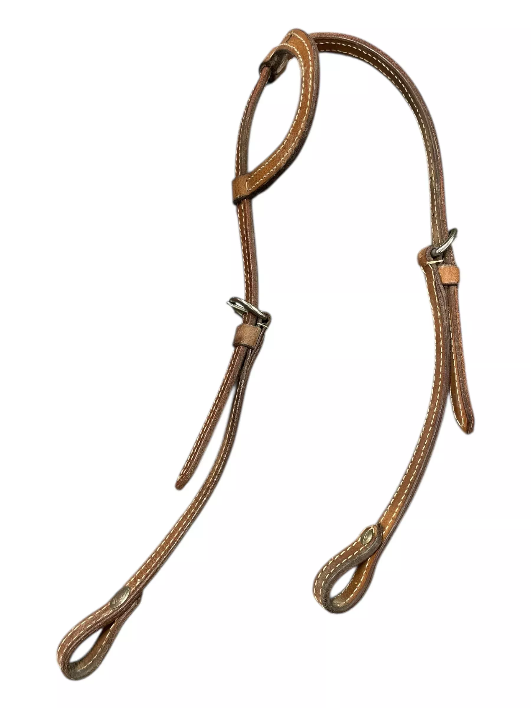One Ear Headstall - Brown - Est. F/S - USED