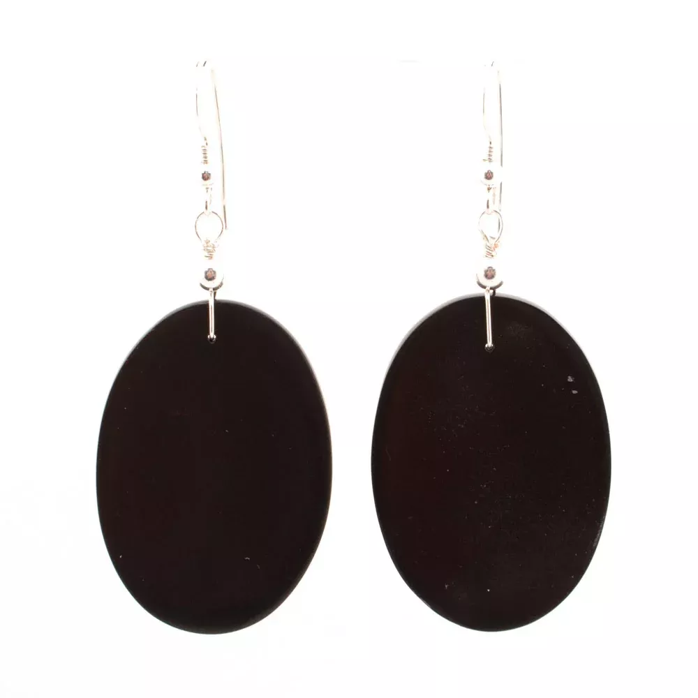Onyx Slab Earrings