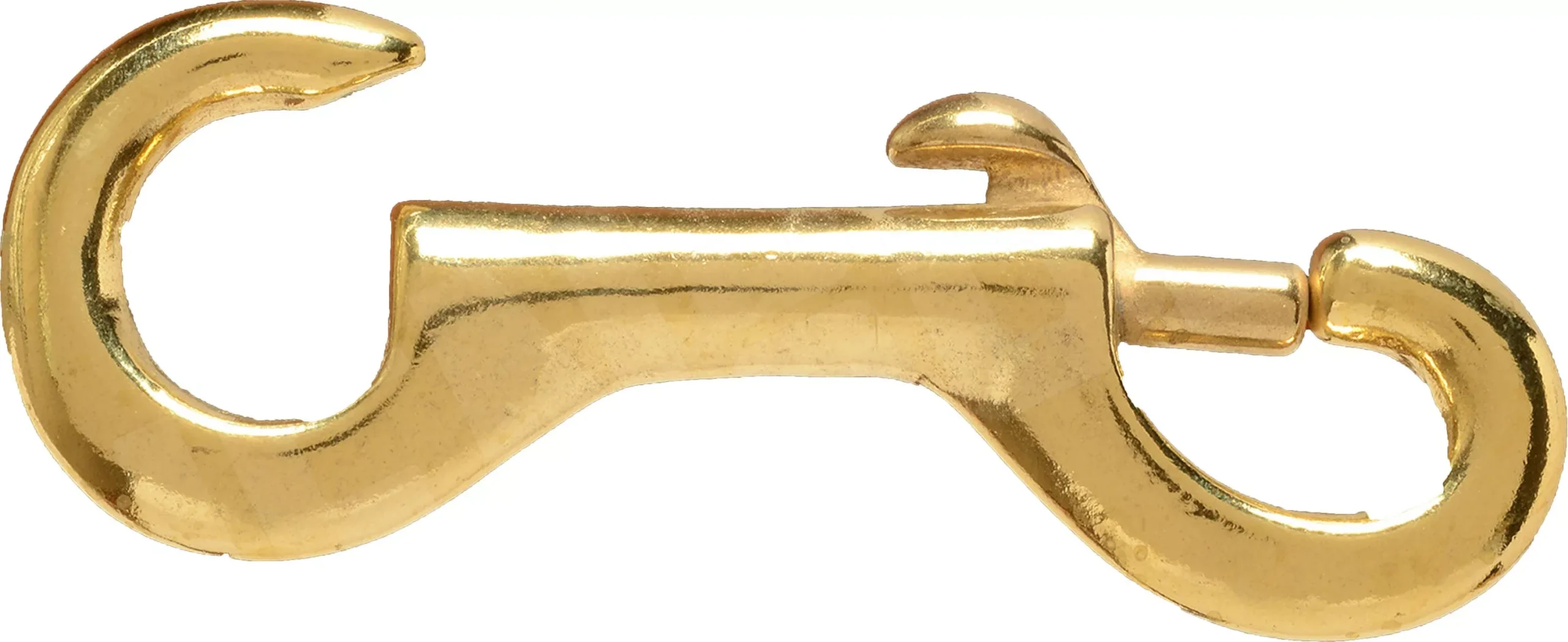 Open Eye Bolt Snap Brass 5/8 in