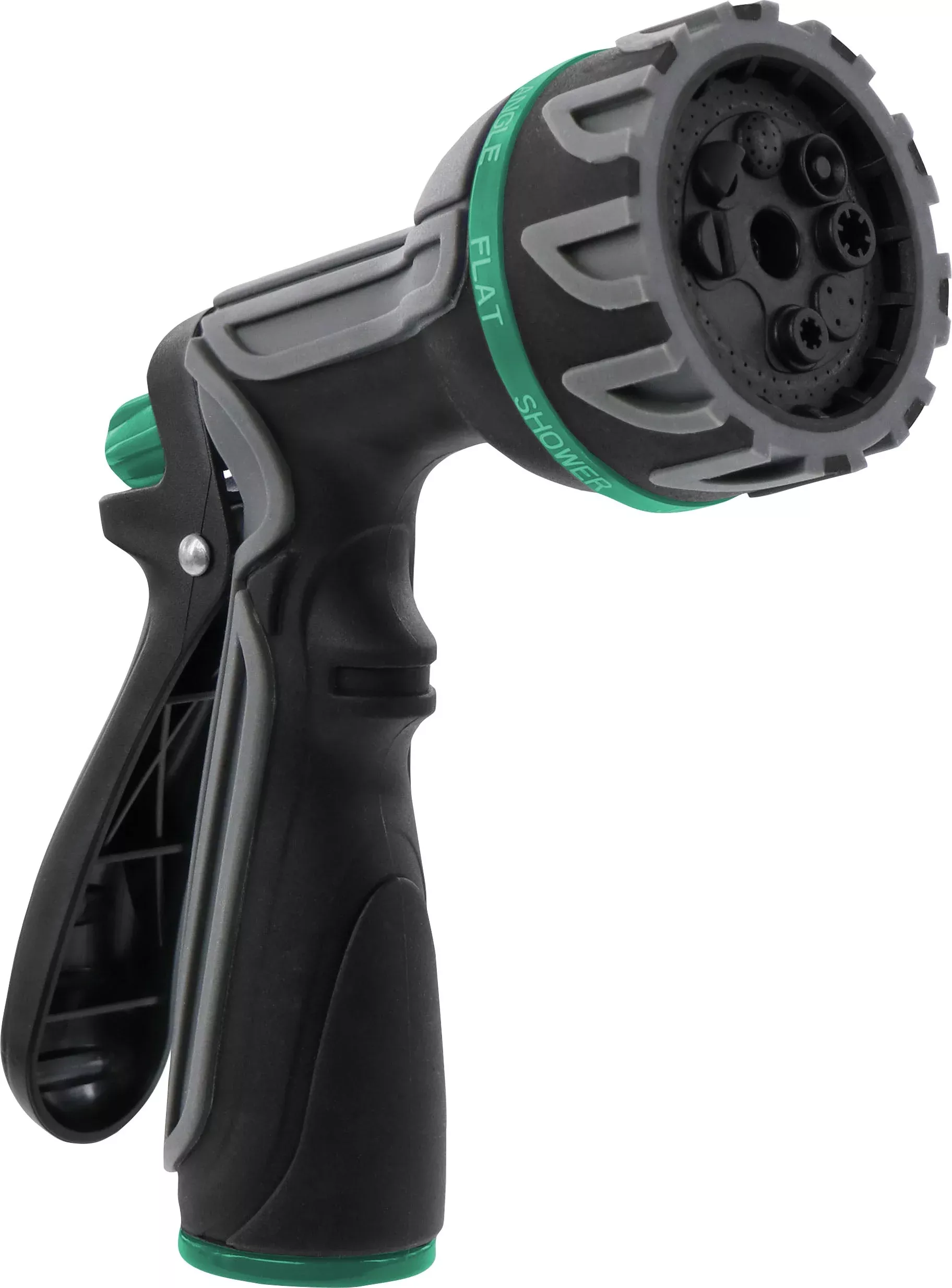 Orbit Q Series 8-Pattern Metal Rear Trigger Hose Nozzle