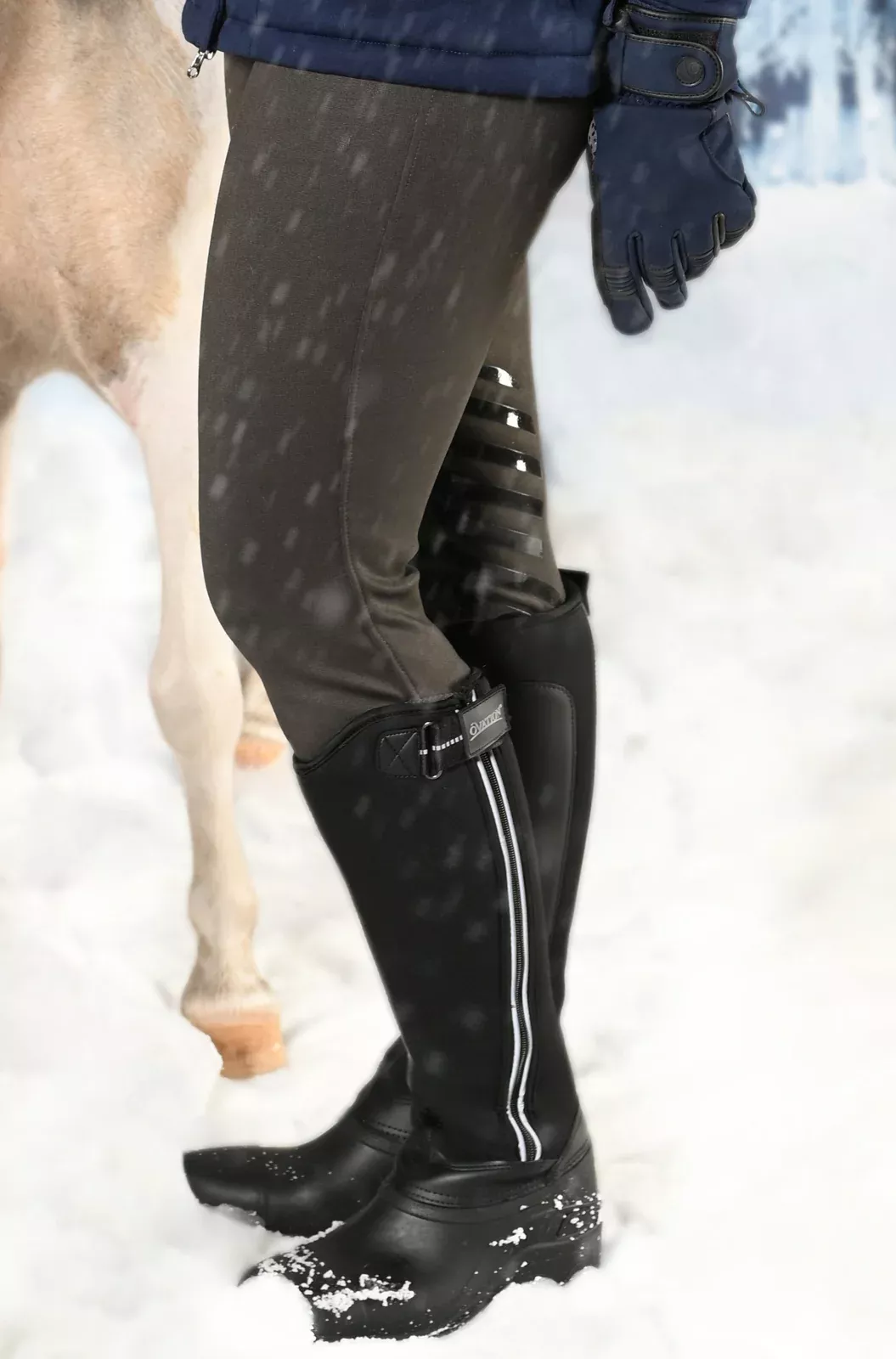 Ovation Celebrity Winter Knee Patch Breeches - Kids