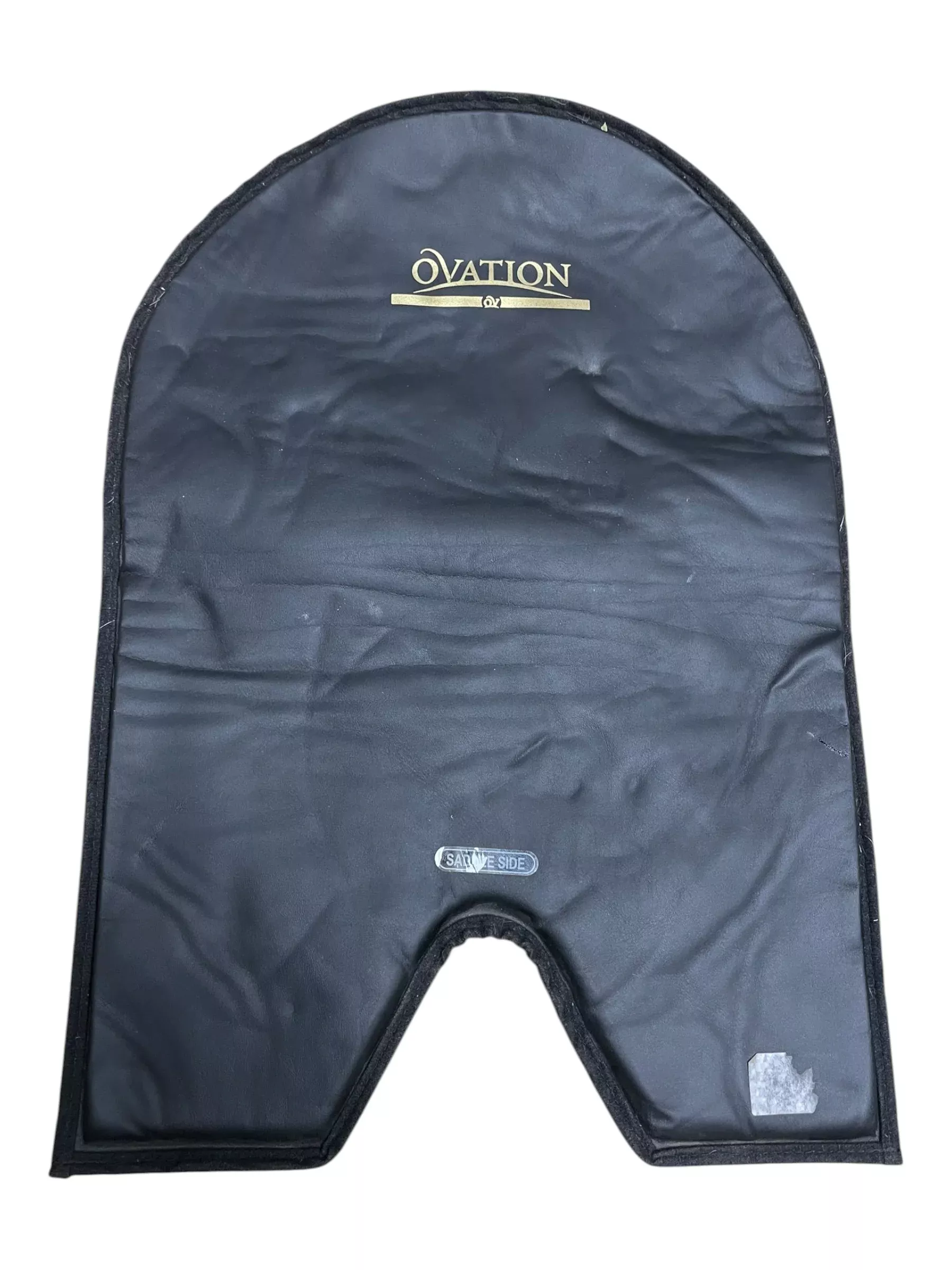 Ovation Gel Seat Saver - Black - Approx 17" x 14" - USED