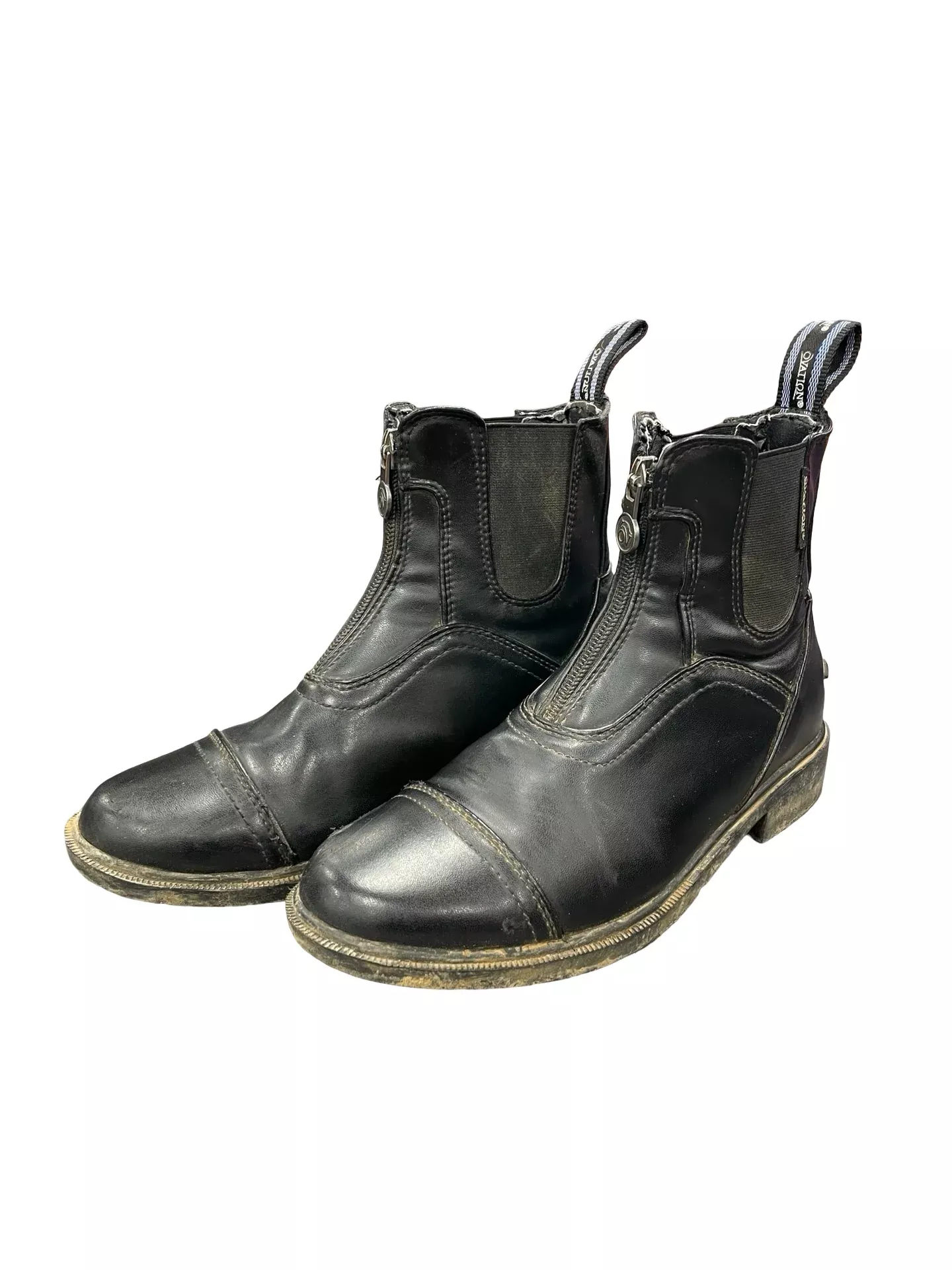 Ovation Paddock Boots - Black - 35 (Youth 4/Ladies 5.5) - USED