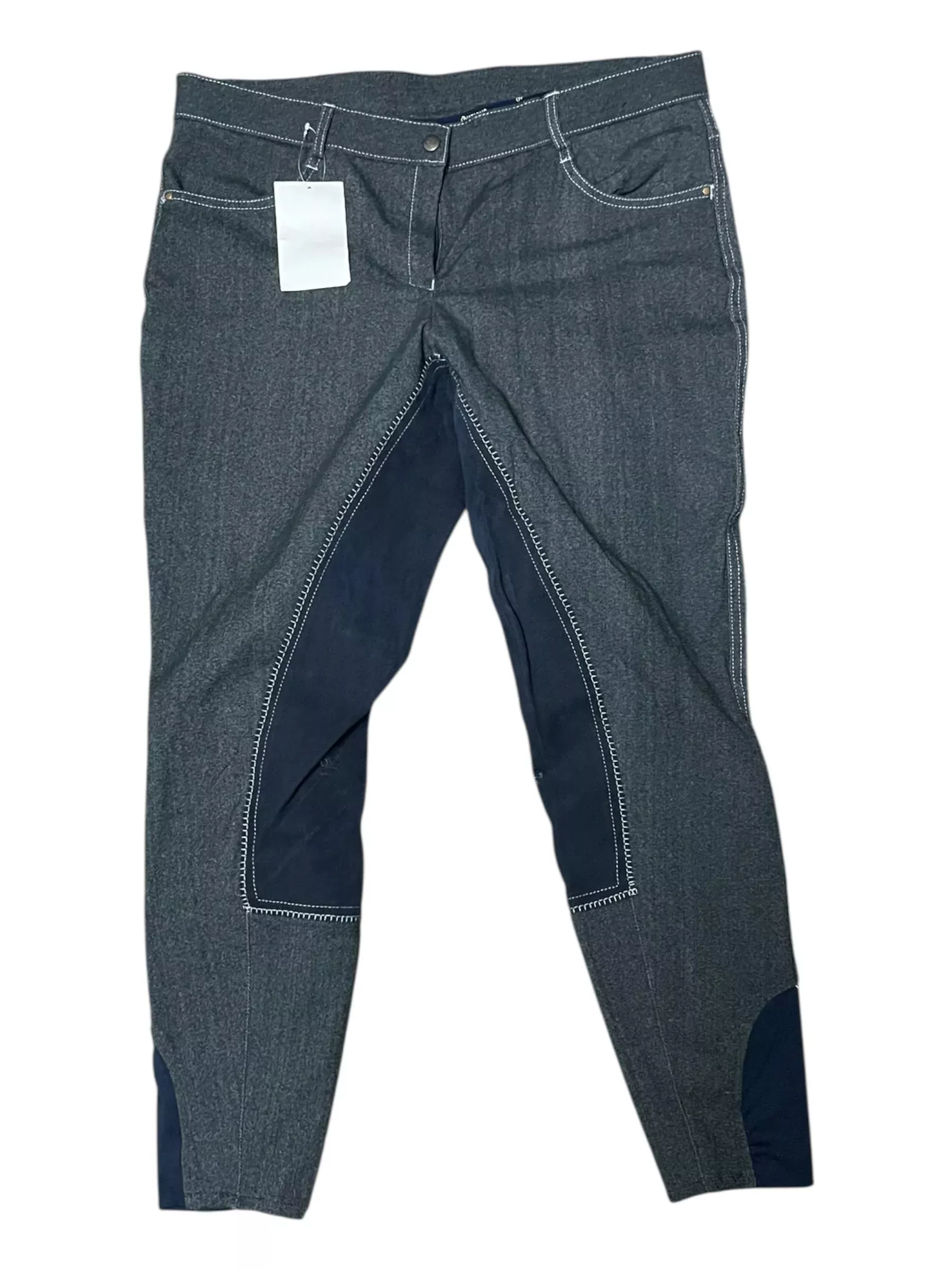 Ovation Value Euro Melange FS Breech *NWT* - Indigo - 34 - USED