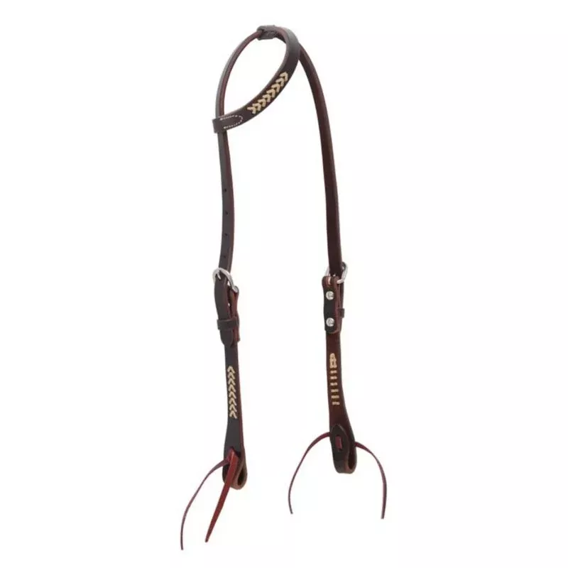 Oxbow Sonoma SlipEar Headstall with Rawhide