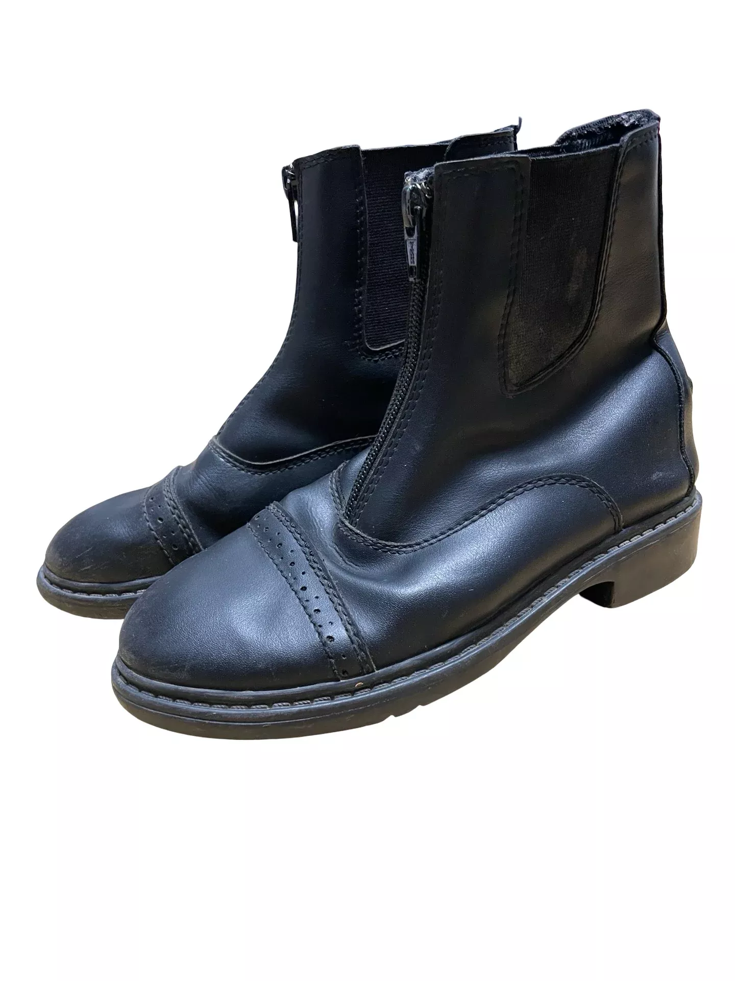 Paddock Boots - Black - Youth 2 - USED