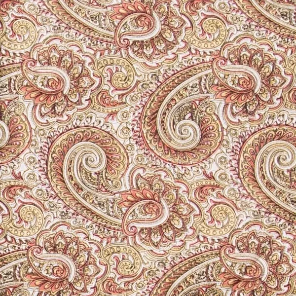 Paisley SilkWild Rag - Brass & Bronze